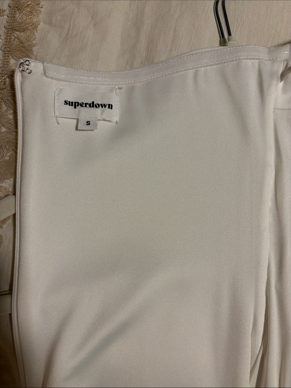 superdown White Draped Cowl Mini Dress - Picture 5 of 5